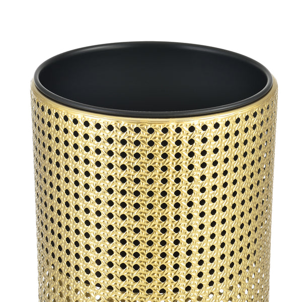 Soporte para flores Lieja Juego de 2 Negro/Dorado en.casa