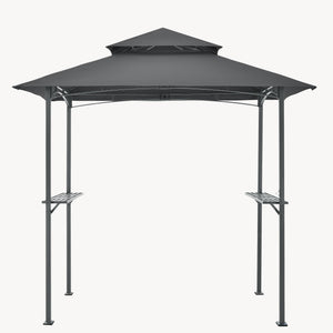 Gazebo del Pabellón para la Barbacoa Parga 250 x 241 x 151 cm Gris Antracita [en.casa]®