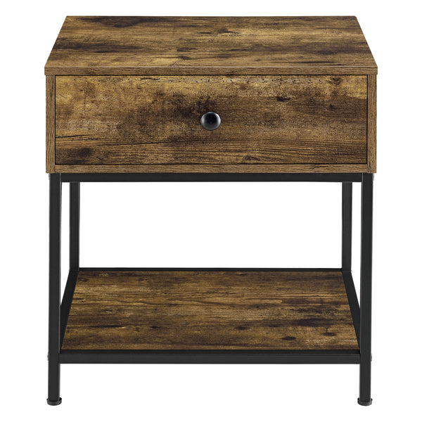 Mesa auxiliar Bjuv 45x39x49cm Tono de madera oscura en.casa