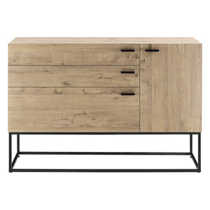 Aparador Hylte 115x40x79cm en aspecto de roble en.casa