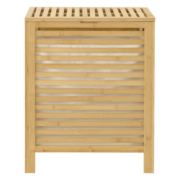 Cesto de ropa de bambú Skövde [en.casa]