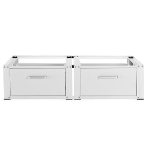 Estructura doble Heyen con 2 cajones Blanco [en.casa]