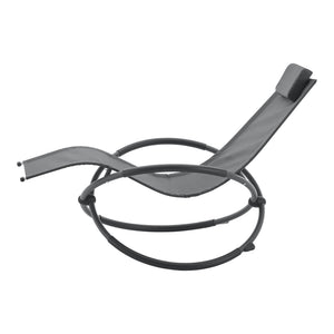 Tumbona columpio Pulsano 150 kg Gris oscuro [en.casa]