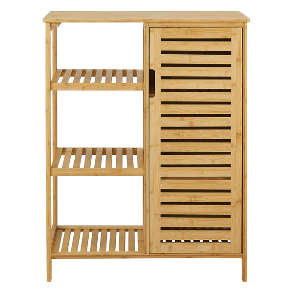 Armario de baño Vetlanda Bambú 87x66x33 cm [en.casa]