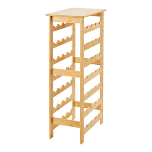 Estante para vino Äänekoski 94x47x29 cm Bambú natural [en.casa]