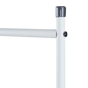 Perchero Haderup 137 x 100 x 45 cm Blanco [en.casa]