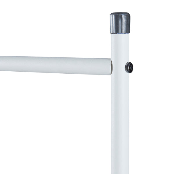 Perchero Haderup 137 x 100 x 45 cm Blanco [en.casa]