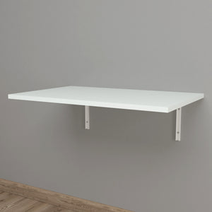 Mesa abatible de pared Klepp 72x45cm Blanco [en.casa]