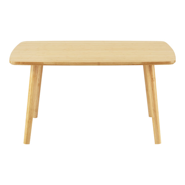 Mesa de centro Nurmijärvi Bambú 40x80x60 cm [en.casa]