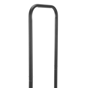 Estante para leña Kwethluk acero 124x124x34,5cm negro [casa.pro]