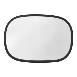 Espejo de pared Copertino 70x50 cm Negro, mate [en.casa]