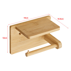 Portarrollos de papel higiénico Vallentuna Bambú [en.casa]