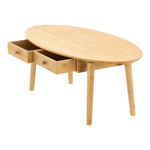 Mesa de centro Harboøre Bambú Natural [en.casa]