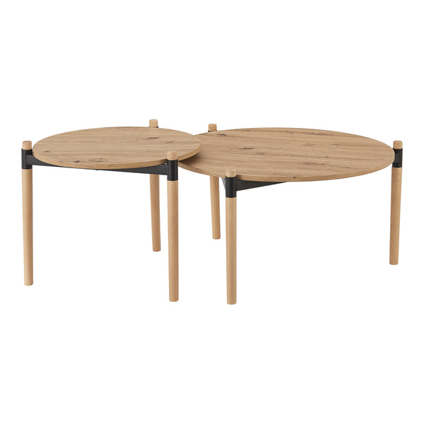 Mesa de centro Kristinestad en conjunto Natur [en.casa]