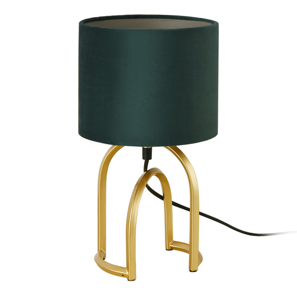 Lámpara de mesa Smethwick Verde oscuro [lux.pro]
