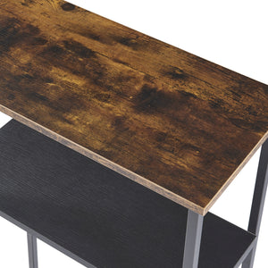 Estantería para leña Turku con estantes 60x30x112cm [en.casa]
