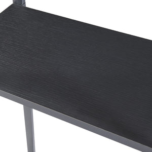 Estante para leña Ulvila con repisa 45x30x170cm [en.casa]