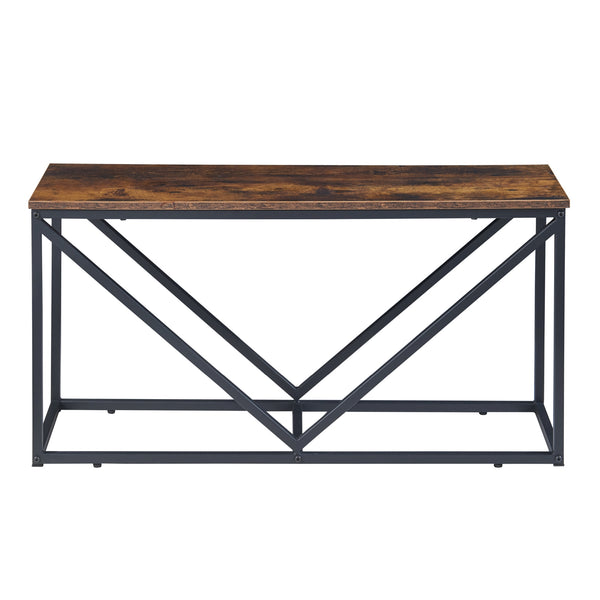 Estante para leña Vaasa con asiento 100x30x50cm [en.casa]