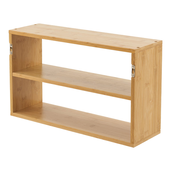 Estantería de pared Gol 50x15x30 cm Bambú [en.casa]
