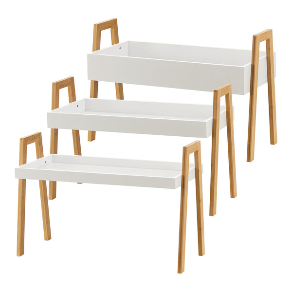 Estantería Hitra de 3 piezas. Bambú [en.casa]