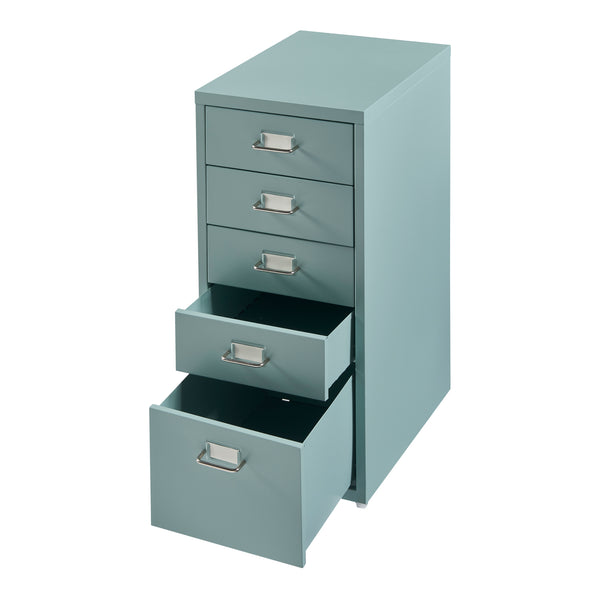 Contenedor móvil Kökar con 5 cajones 69x28x41 cm [en.casa]