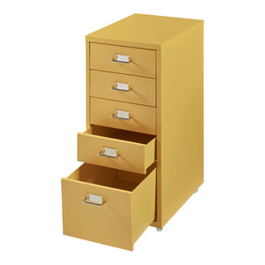 Contenedor móvil Kökar con 5 cajones 69x28x41 cm [en.casa]