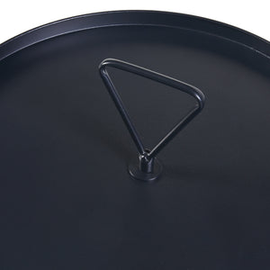 Mesa auxiliar Odal metal negro [en.casa]