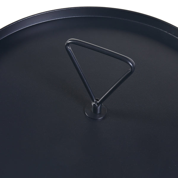 Mesa auxiliar Odal metal negro [en.casa]