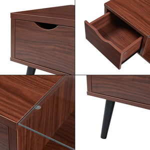 Mesa de centro Markaryd aspecto nogal [en.casa]