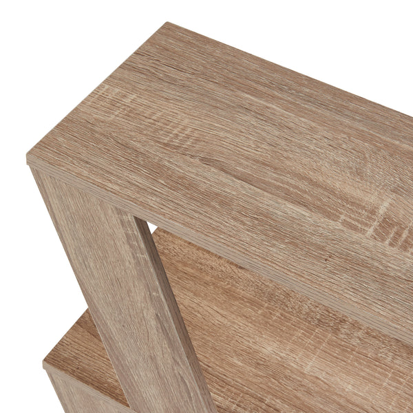 Mesa auxiliar Nome 60x22x57cm aspecto roble [en.casa]