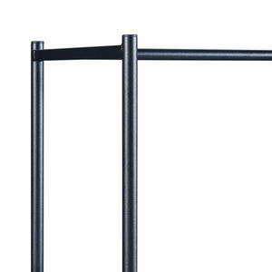 Perchero Bø 150x100x34cm Negro [en.casa]