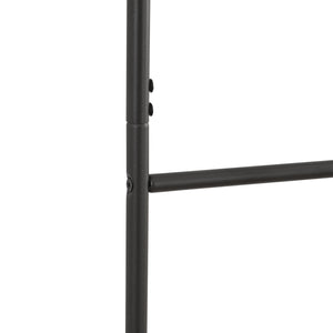 Escalera para toallas Bodø acero 176x38 cm negro [en.casa]
