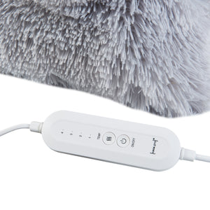 Almohadilla térmica eléctrica Capurso 100W 40x40cm Gris [en.casa]
