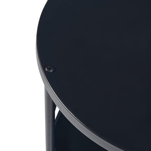 Carrito de servicio Munkedal Metal Negro [en.casa]