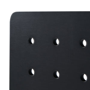 Estantería de pared Dønna 60x15x40cm Negro [en.casa]
