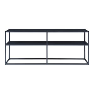 Mesa de televisión Solund 120x30x46cm Negro [en.casa]