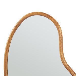 Espejo de pared Jokioinen 75x55 cm efecto roble [en.casa]