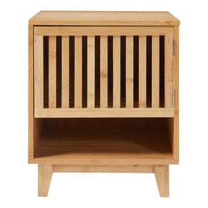 Mesita de noche Ypäjä 50x42x39cm Bambú [en.casa]