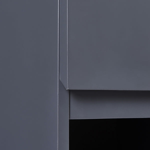 Armario colgante Overath 30x30x60 cm Gris [en.casa]