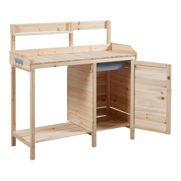 Mesa de cultivo Alessano madera de abeto [casa.pro]