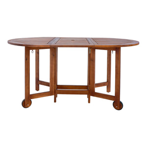 Conjunto de muebles de jardín Acerenza de 7 piezas. Madera de acacia con certificación FSC® [en.casa]