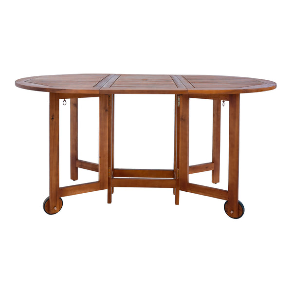Conjunto de muebles de jardín Acerenza de 7 piezas. Madera de acacia con certificación FSC® [en.casa]