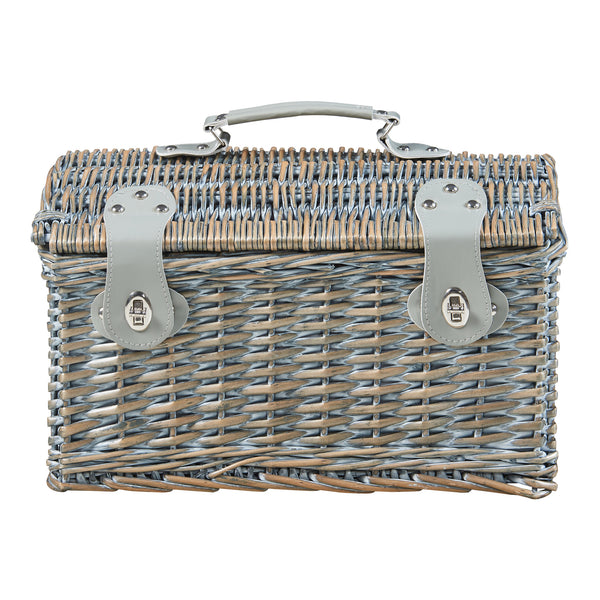 Cesta de picnic Folldal para 2 personas 40x28x25 cm [casa.pro]