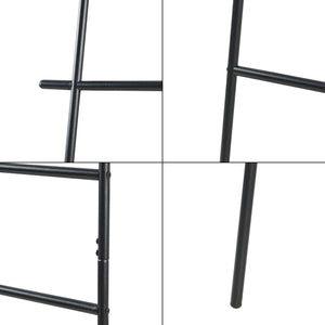 Escalera para toallas Øyer 170x45x2 cm acero [en.casa]