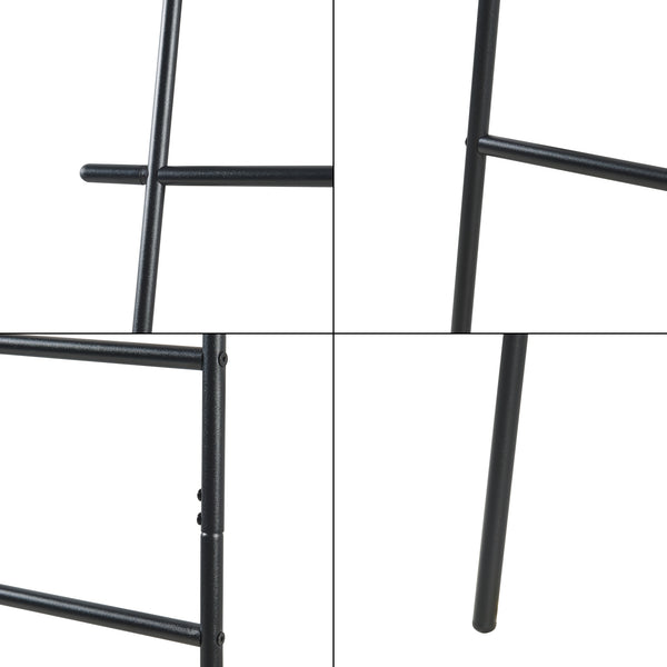 Escalera para toallas Øyer 170x45x2 cm acero [en.casa]