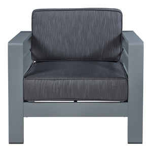 Conjunto de muebles de jardín Avise de 3 piezas. Aluminio [casa.pro]