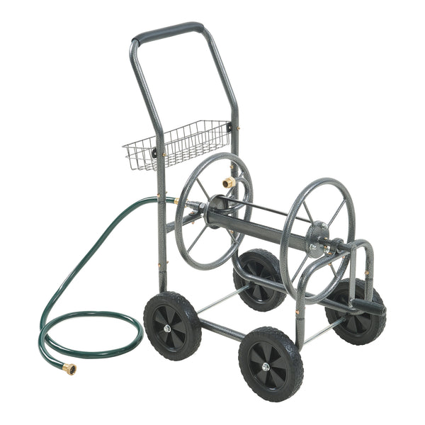 Carro para manguera Gelibolu para manguera de 3/4 pulgadas máx. 65 m Gris [pro.tec]
