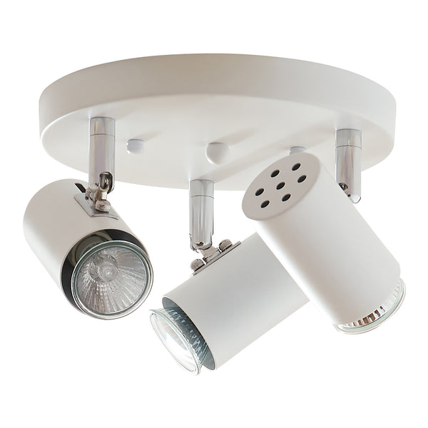 Lámpara de techo Bathgate 3 x GU10 Blanco [lux.pro]