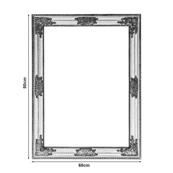 Espejo de pared Punkalaidun estilo barroco 80x60 cm color dorado [en.casa]