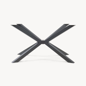 Estructura de mesa Bemeenel 120x75x72 cm Acero Negro [en.casa]